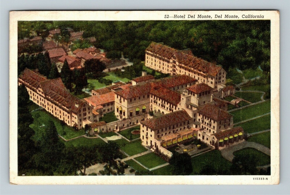 Del Monte CA-California, Hotel Del Monte Vintage Souvenir Postcard