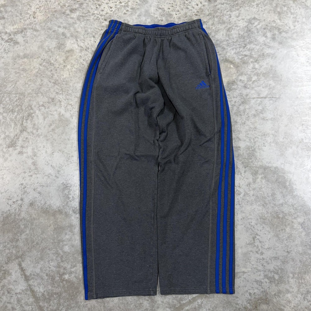 Adidas Sweatpants Mens Large tall y2k baggy wide leg skater grunge hip hop
