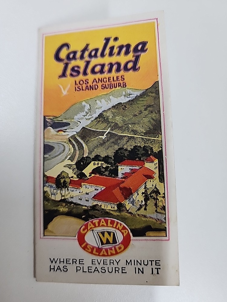 Vintage 1927 Catalina Island Brochure.