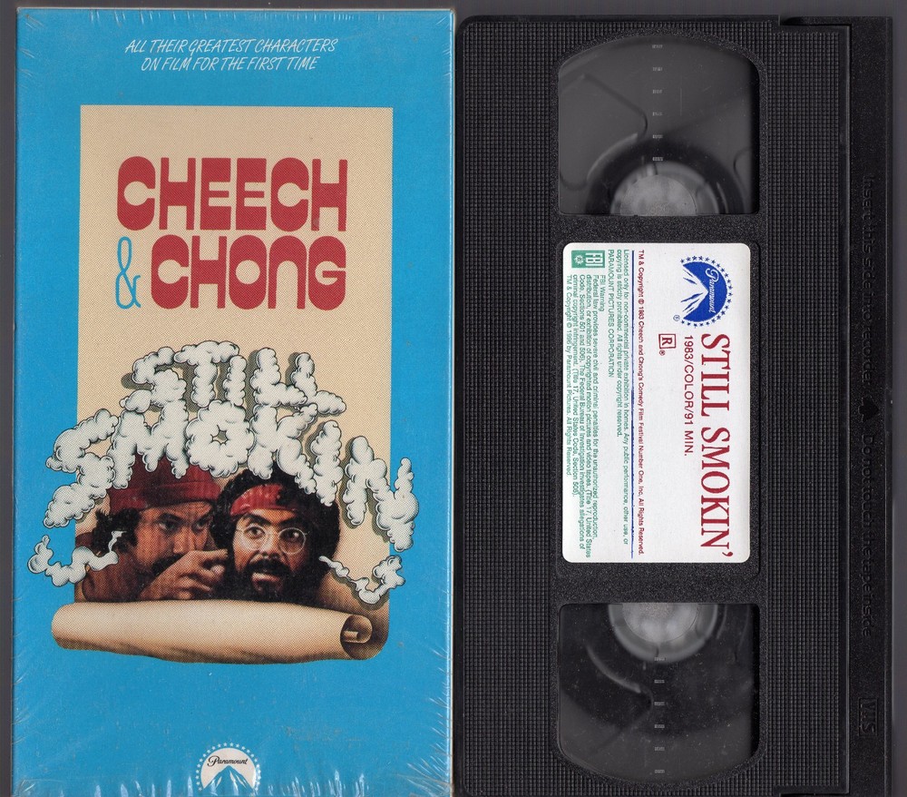 Still Smokin Classic Vintage Cheech & Chong VHS Tape