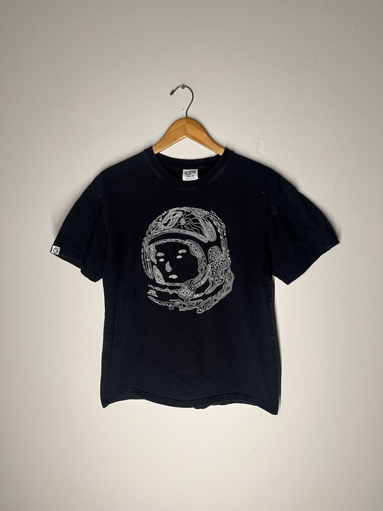 Billionaire Boys Club Astronaut Graphic T-Shirt Black 2010s Streetwear Size M