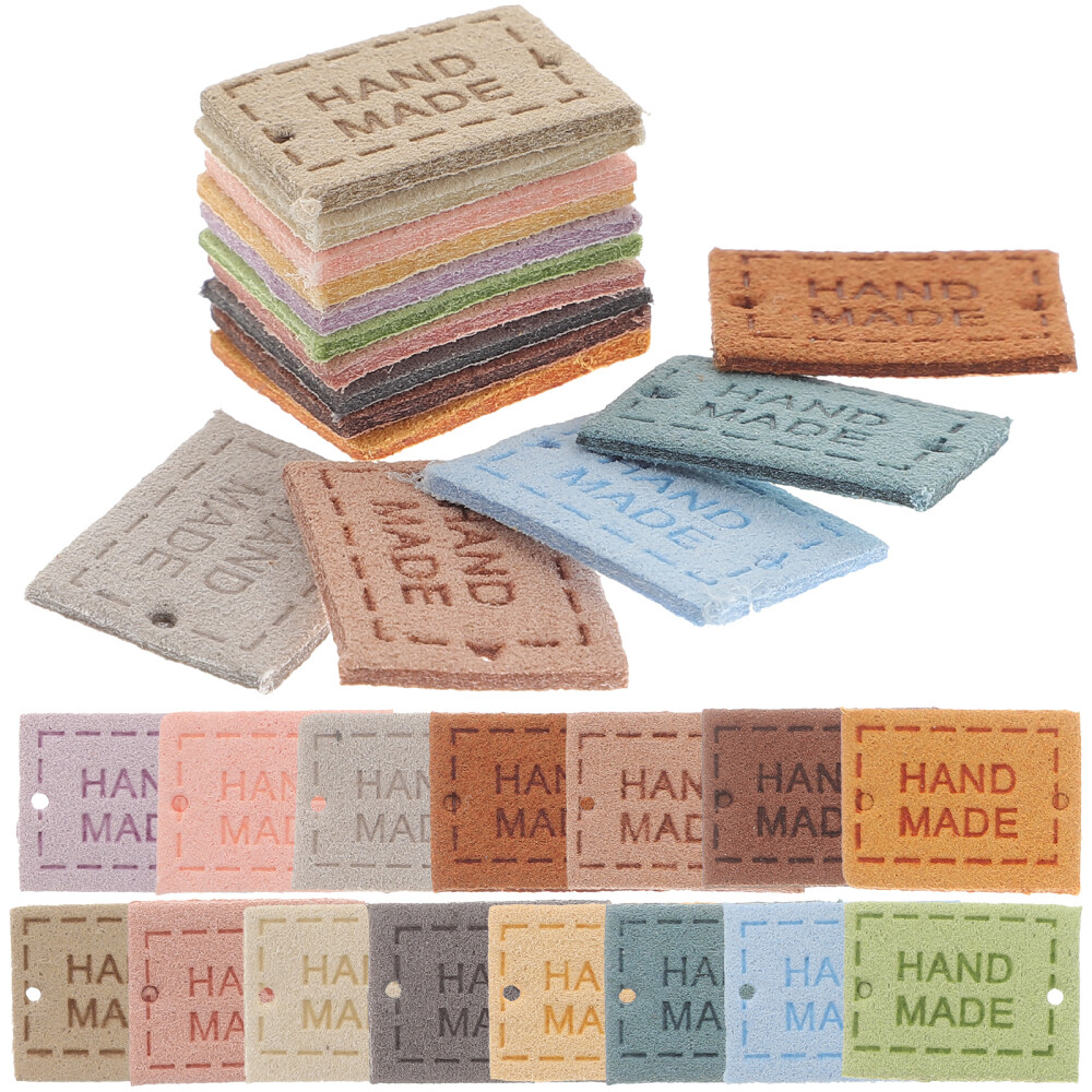 150 Pcs Fabric Sewing Tags Handmade Crafts Decorations