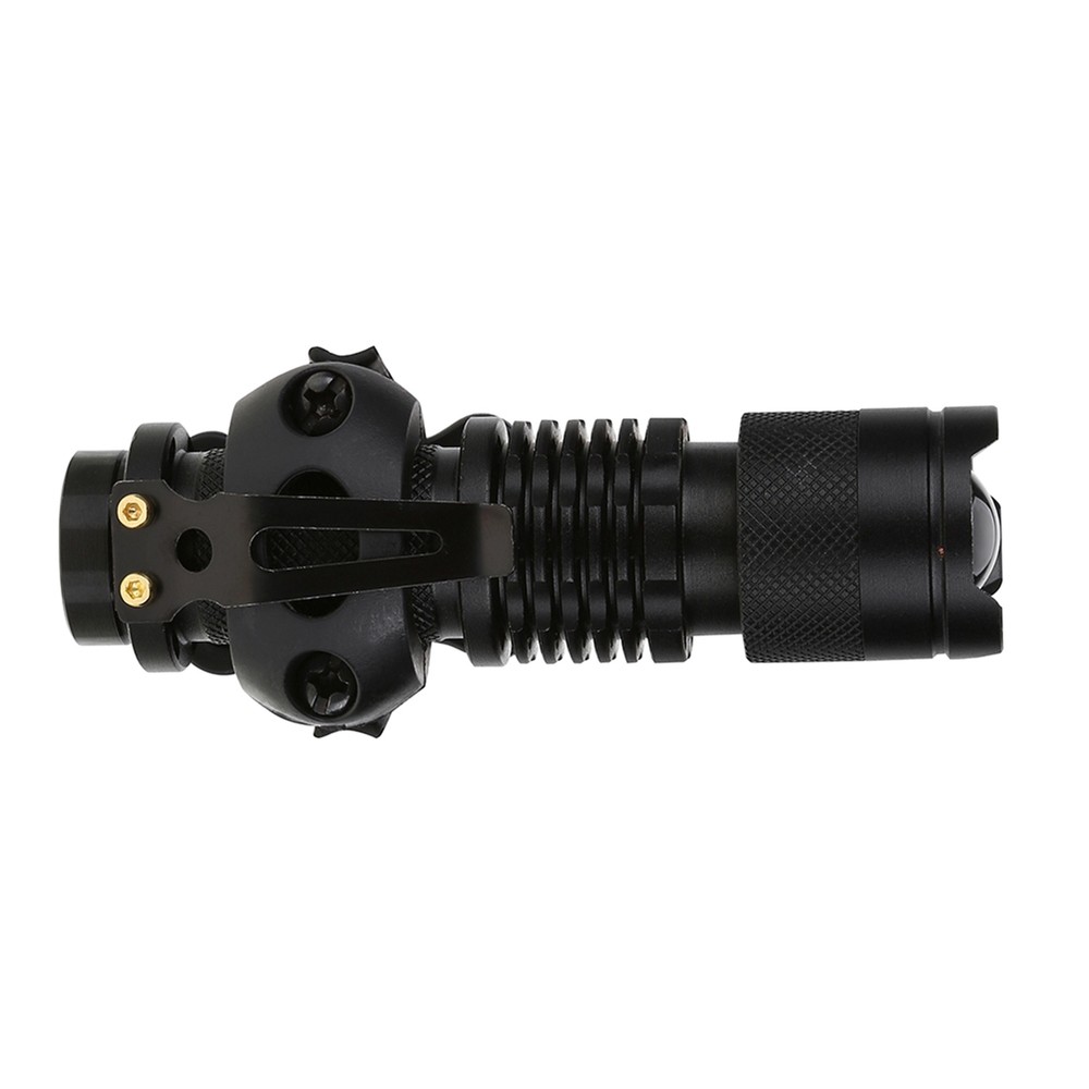 Outdoor Telescopic Portable LED Flashlight Torch For Helmet Charger Kit Acc FD