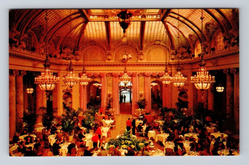 San Francisco CA-California, Sheraton Palace Hotel, Advertising Vintage Postcard