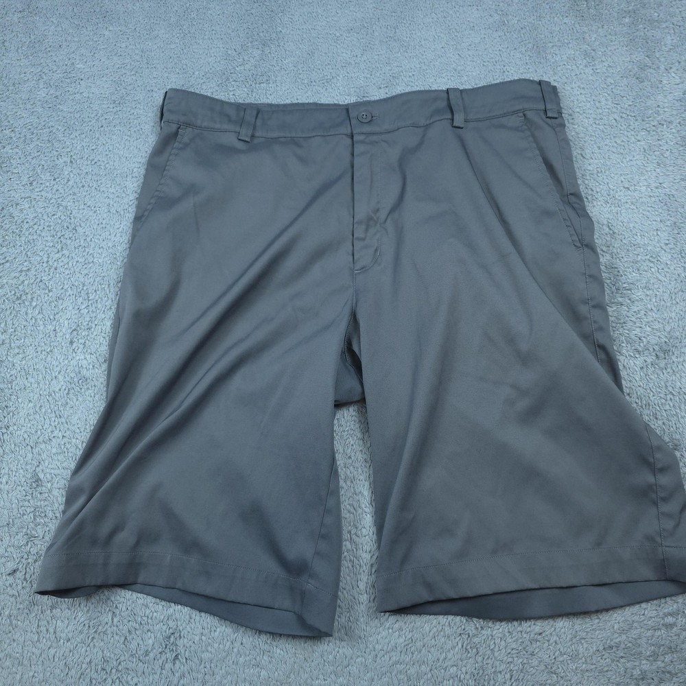 Nike Golf Shorts Mens 34 Gray Tour Performance Dri-FIT Chino Stretch 11 Inseam