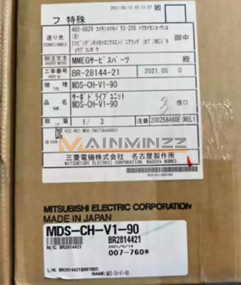 One Mitsubishi Servo Drive Mds-Ch-V1-90 New