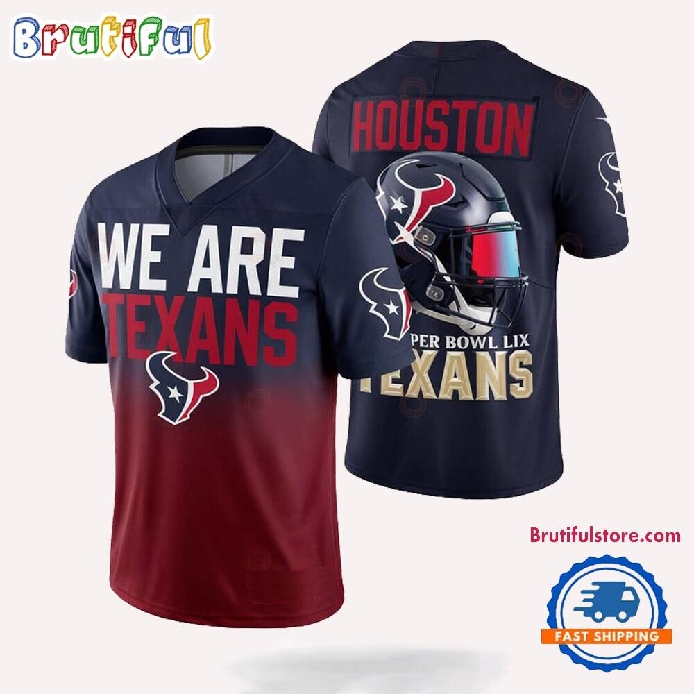 Houston Texans 2025 Super Bowl Champions Football Jersey Shirt