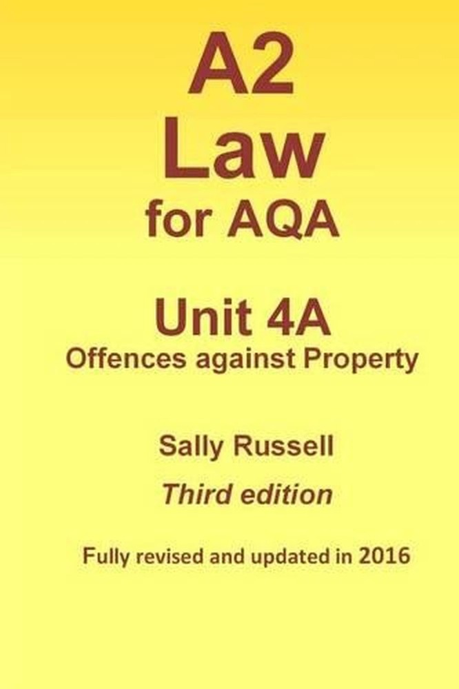 A2 Law for AQA Unit 4 A by Sally Russell (English) Paperback Book