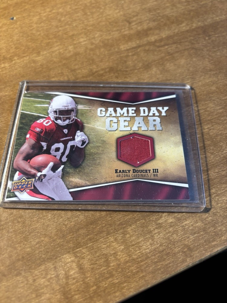 2009 Upper Deck - Game Day Gear Early Doucet #NFL-ED (MEM)