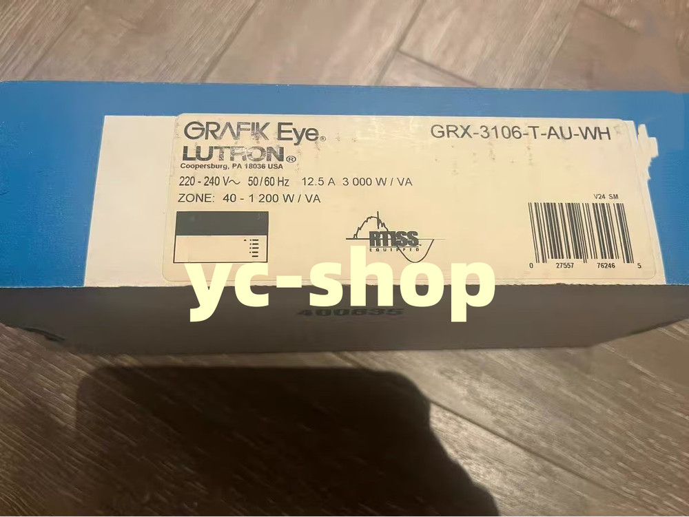New LUTRON GRX-3106-T-AU-WH Six-Channel Dimming Module Fast shipping via *z