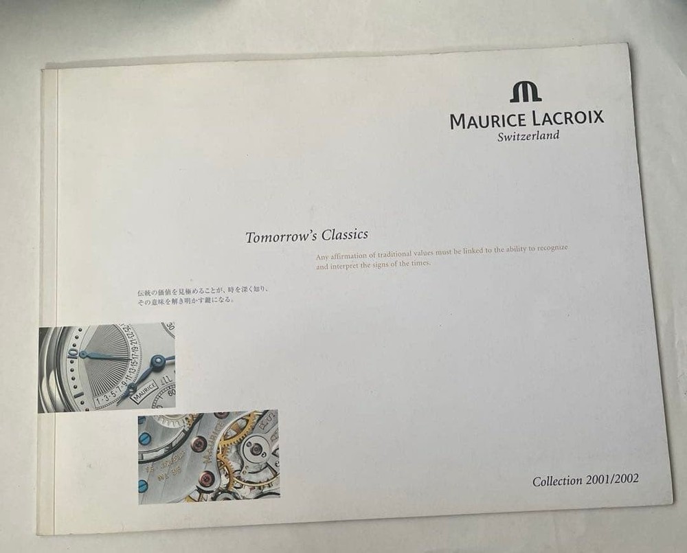 Maurice Lacroix Watch Catalog with Price List Excellent Condition