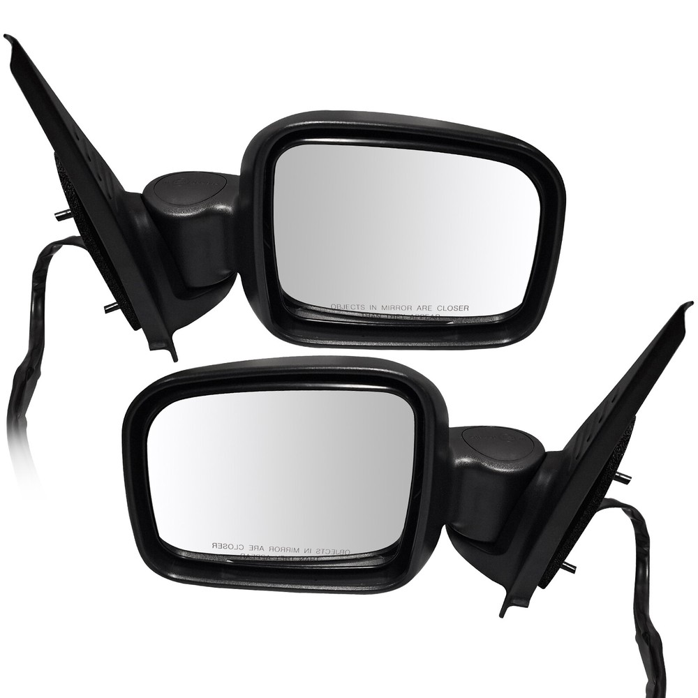 For 02-07 Jeep Liberty CH1321218 Pair Door Mirror LH&RH Side Power Glass Manual