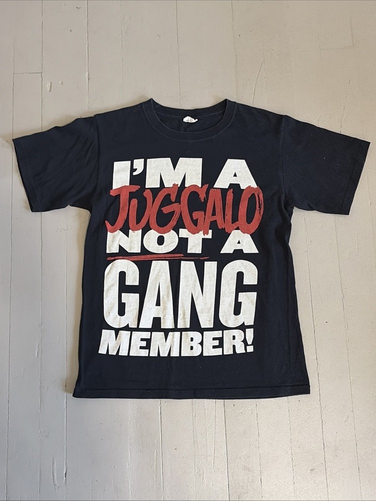 vintage2012 ICP I'm A Juggalo Not a Gang Member T-Shirt Insane Clown Posse Small