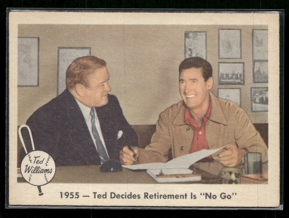 1959 Fleer Ted Williams #55 Joe Cronin / Ted Williams
