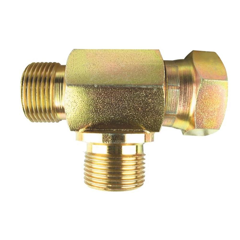 S.12037 Hydraulic Tee Adapter 1/2BSP male - 1/2BSP female - 1/2BSP male branch
