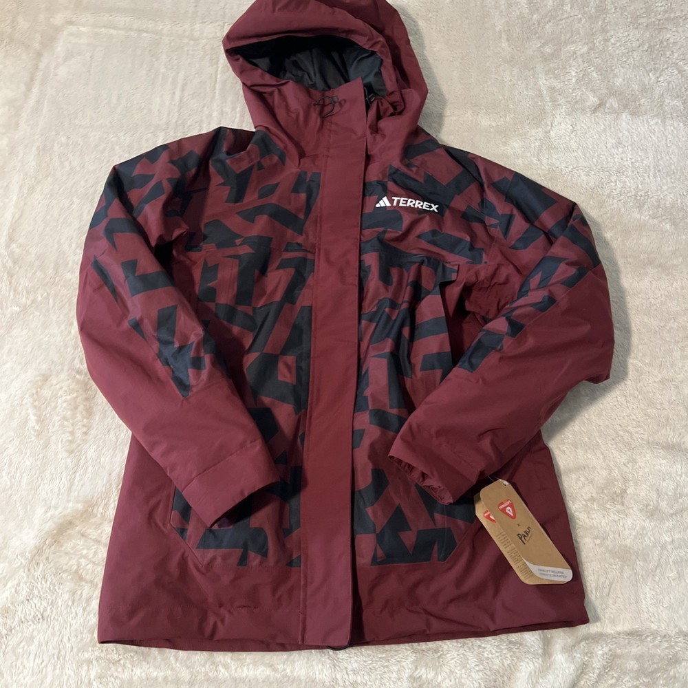 NWT Adidas Women’s Medium Terrex Superior Insulated Rain Jacket $300