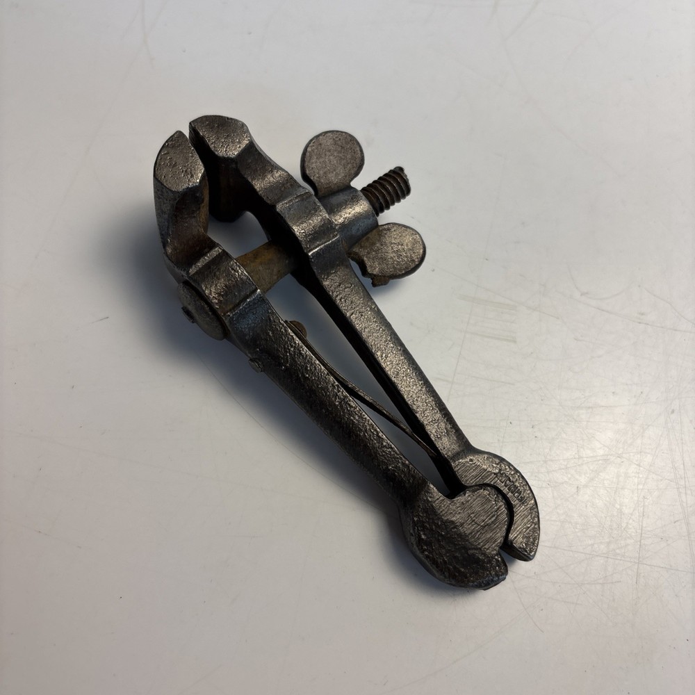 Vintage German Jeweler Hand Vise 4 3/4” 1-1/4” Jaws