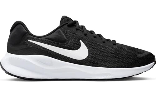 Nike Revolution 7 Men Running Shoes Black White FB2207 001