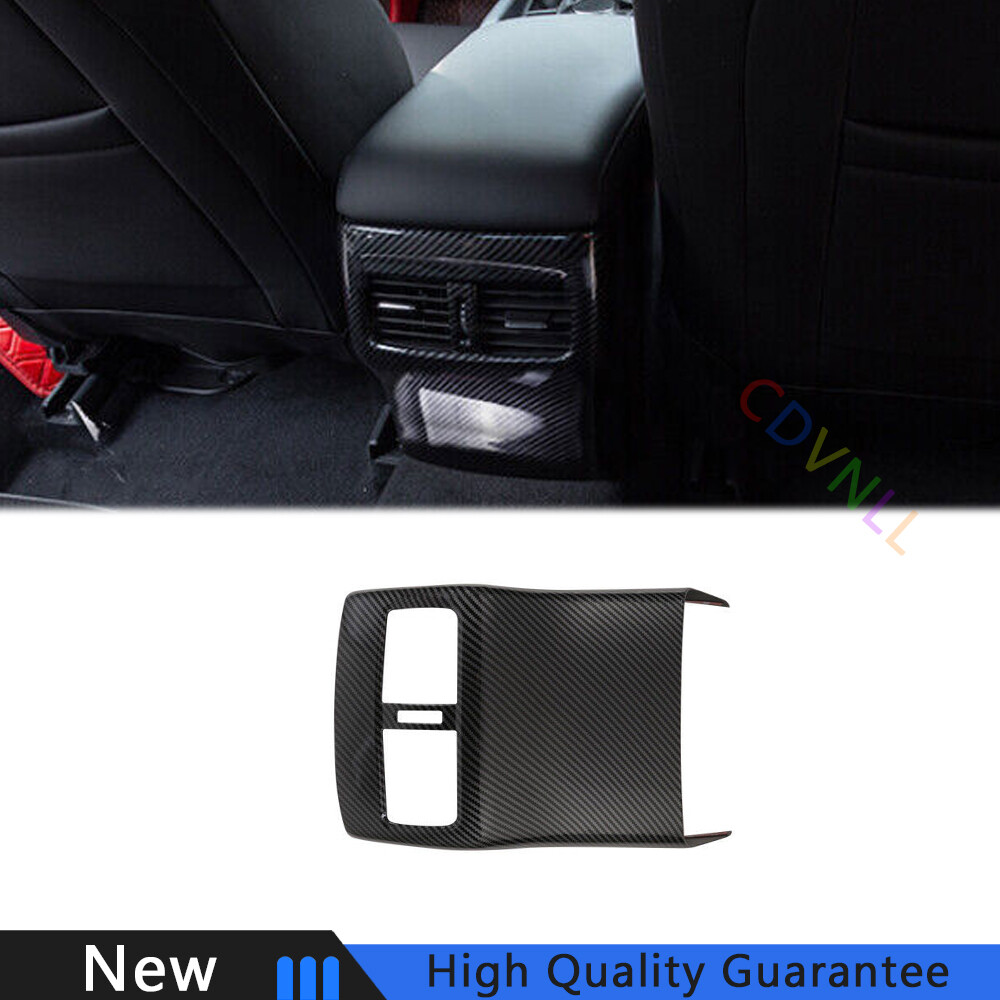 Fit For Mazda 3 Axela 2020-2021 Carbon Fiber Rear Air Outlet Protection Panel 1*