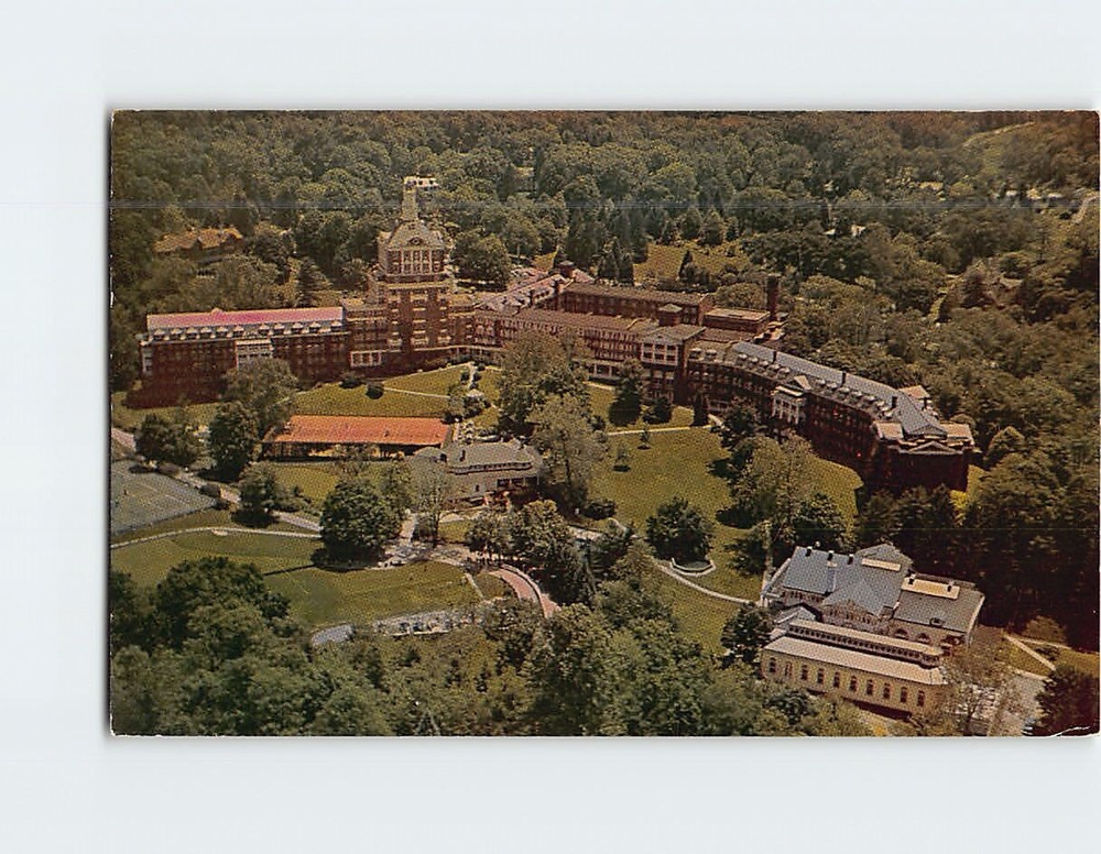 Postcard Airview Of The Homestead Hot Springs Virginia USA