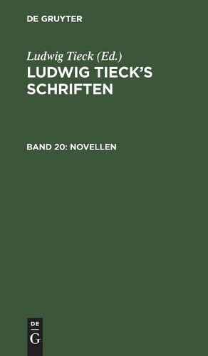 Ludwig Tieck Novellen (Hardback)