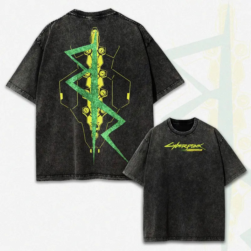 Cyberpunk 2077 T Shirt Oversized Graphic Tee Gamer Unisex Gift