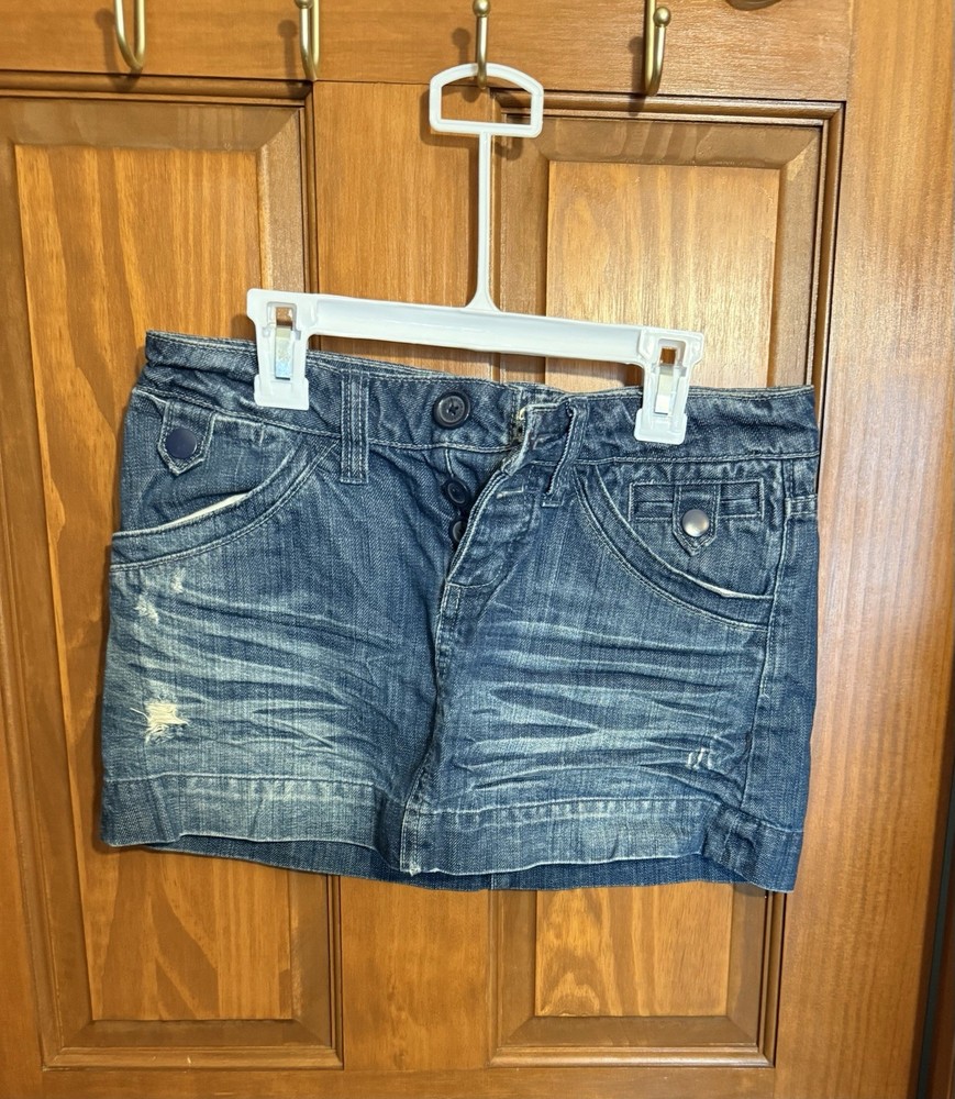 American Eagle Outfitters Women's Mini Jeans Denim Skirt Size 2
