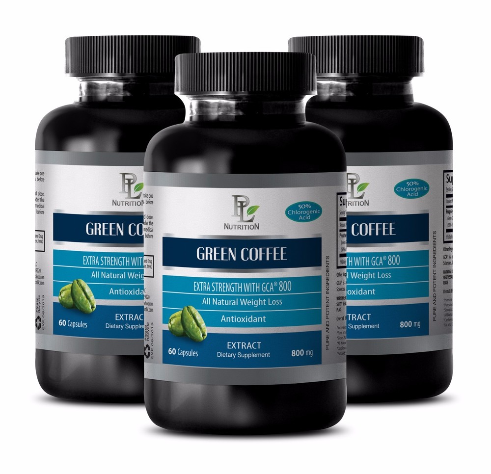 Weight loss mood enhancer GREEN COFFEE  EXTRACT 800mg Weight loss powder 3B