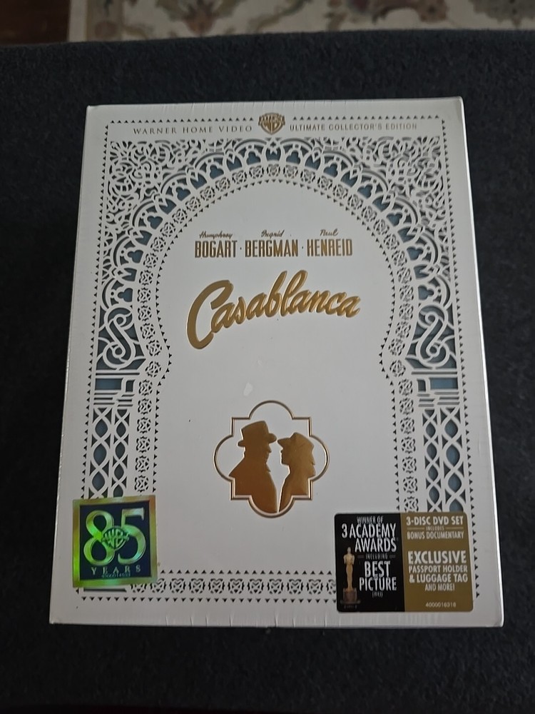 Casablanca - Ultimate Collector’s Edition (DVD, 2008, 3 Disc) New Sealed