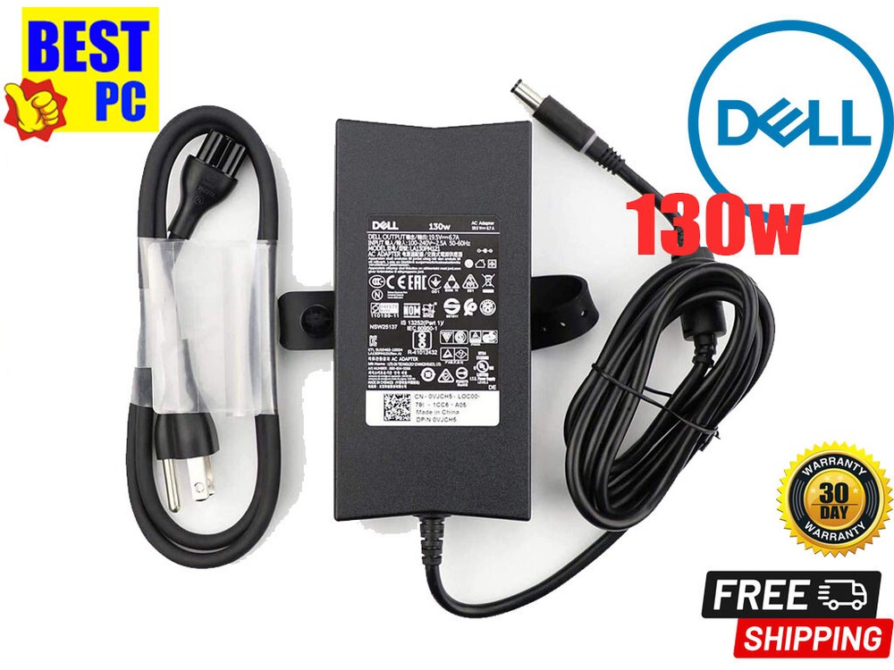Genuine Dell PA-4E LA130PM121 DA130PE1-00 Laptop AC adapter Charger 130W Grade A-image