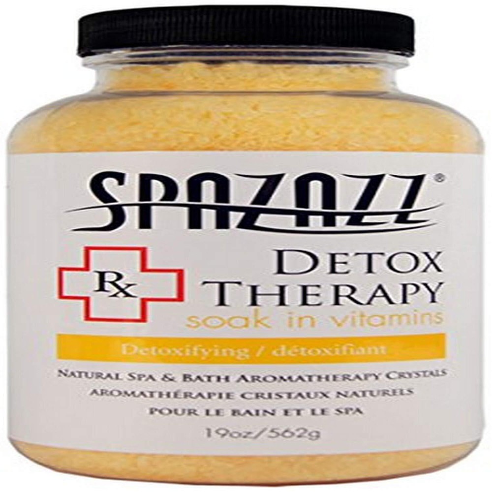 Spazazz SPZ-604 RX Therapy Crystals Container Bath Minerals 19-Ounce Detox Th...