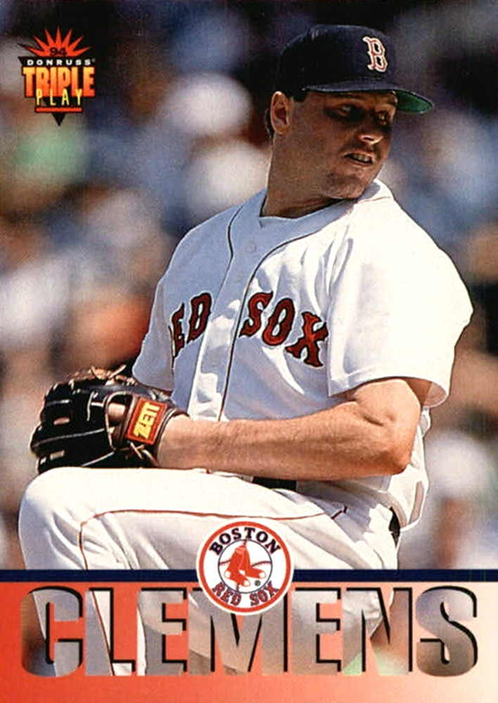 1994 Triple Play #201 Roger Clemens Boston Red Sox