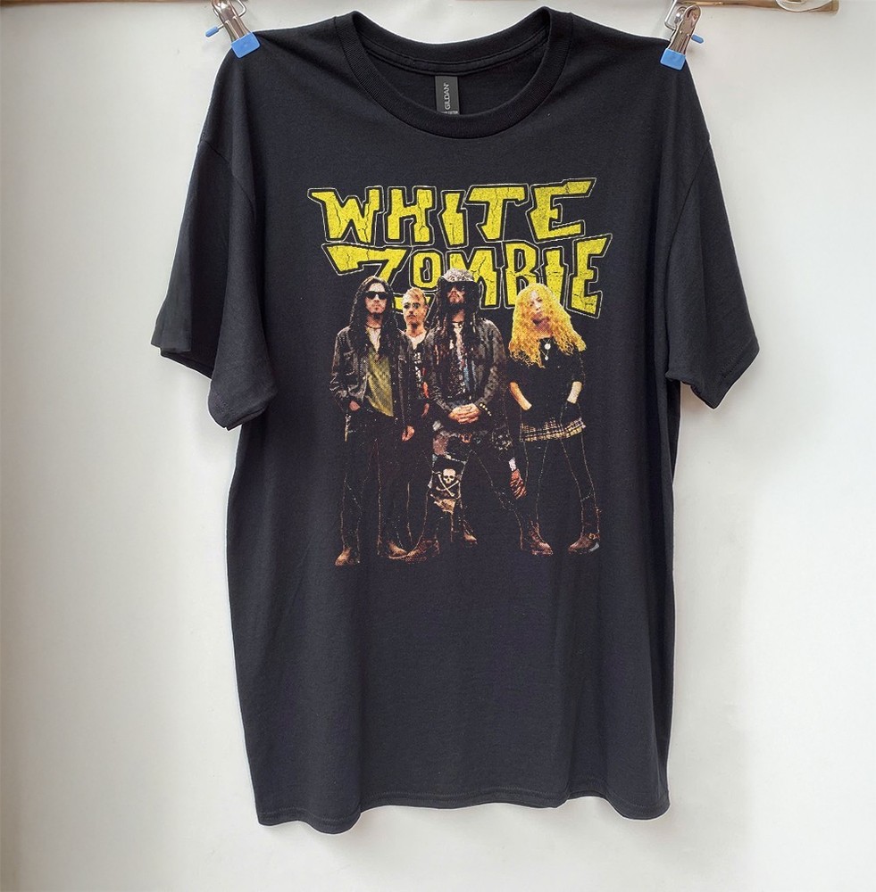 HOT! White Zombie Groove Metal Band Unisex Cotton T-Shirt Size S-5XL