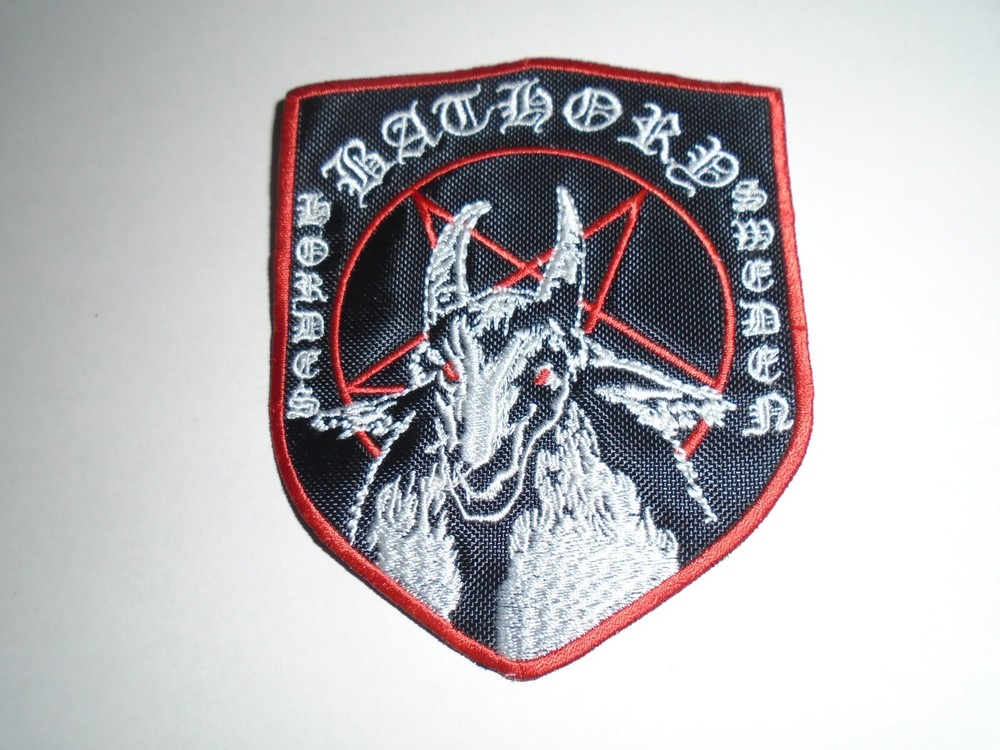 BATHORY BLACK METAL EMBROIDERED PATCH