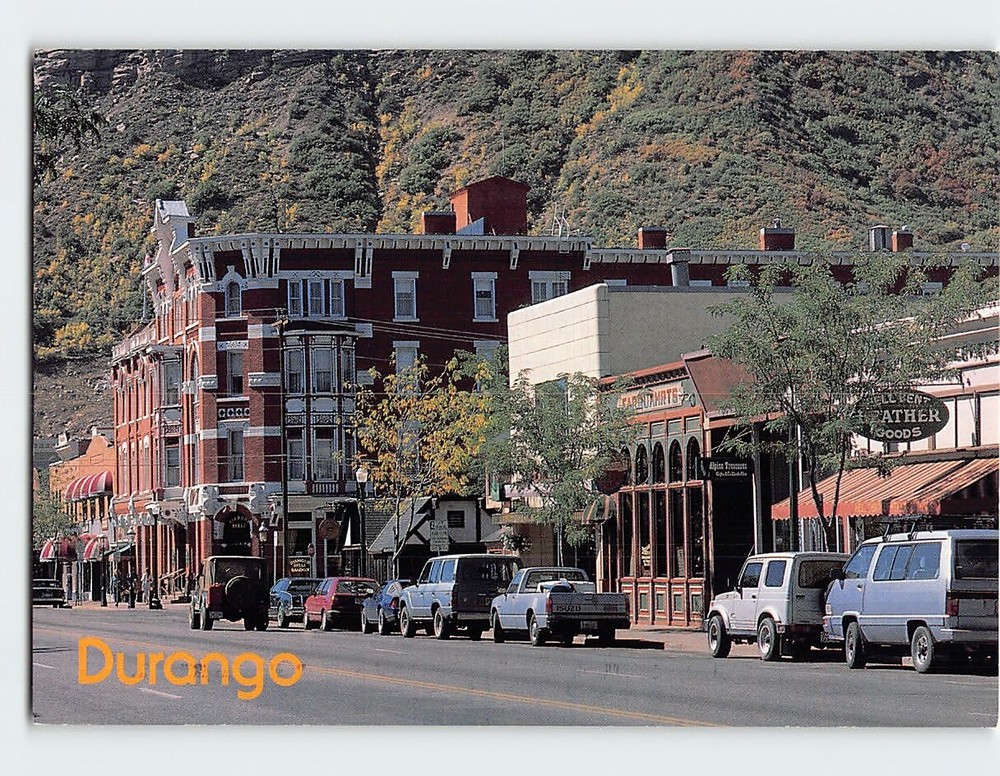 Postcard Street Scene At Durango Colorado