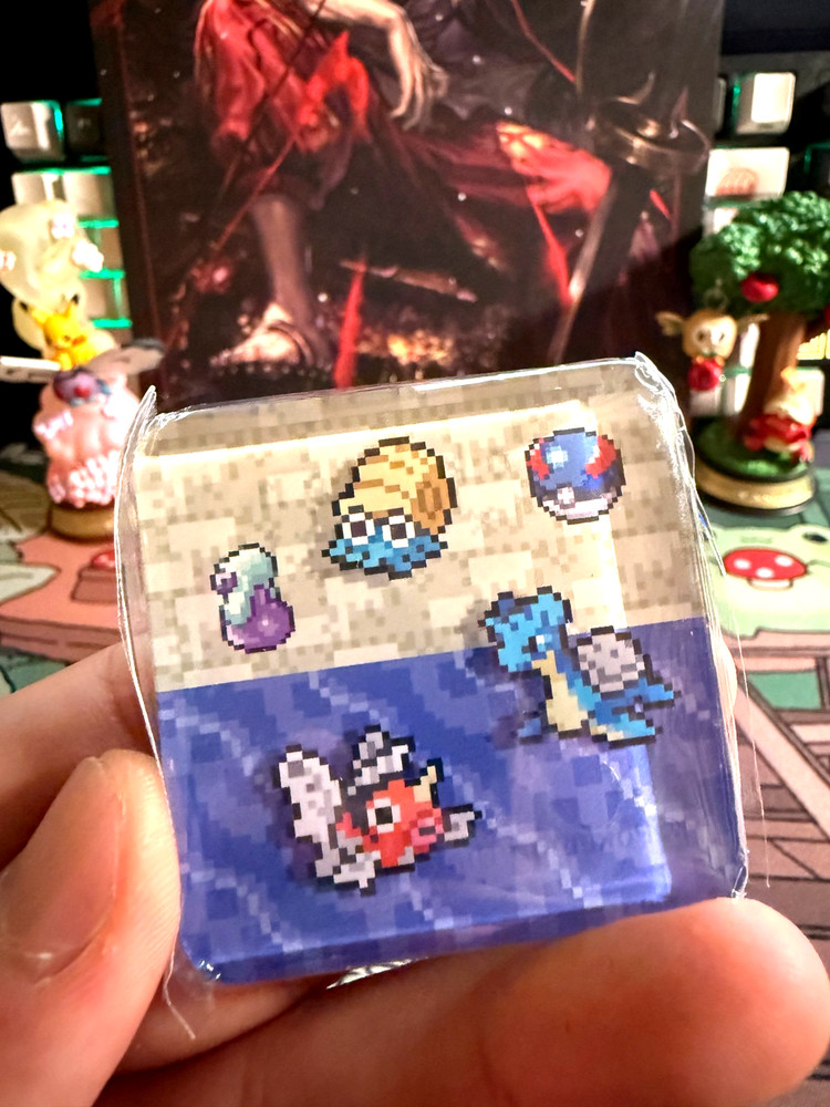 Korea Busan Exclusive Pokemon Pop-Up Pixel Layer Art Magnet