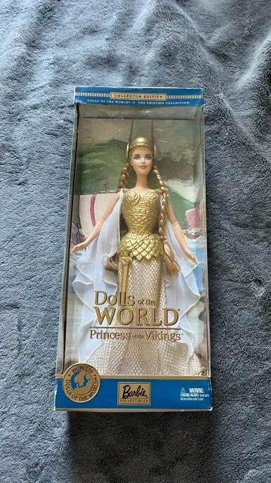 2003 Princess of the Vikings Barbie, Dolls of the World #B6361 NIB
