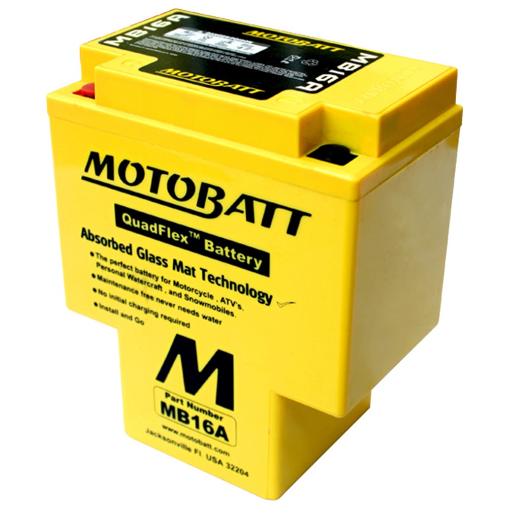 Fits Motobatt Battery fits Various Makes Models Listed Below HYB16A-AB HYB16AA