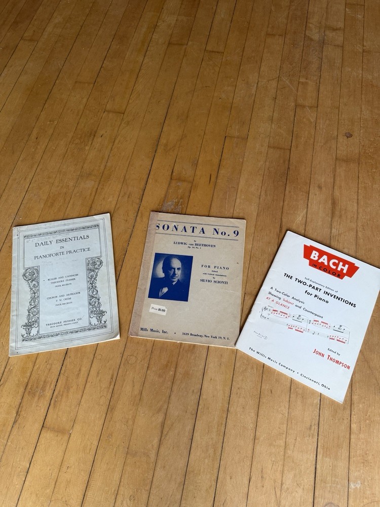 Music Books For Piano, 1927,47 & 67