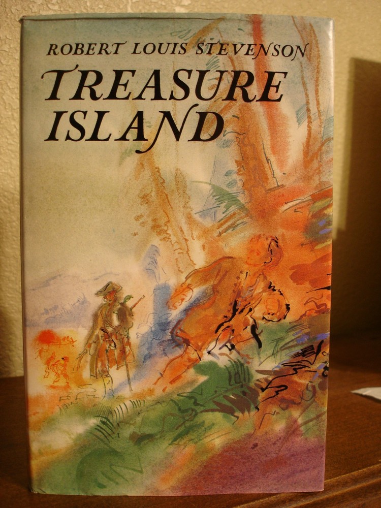 Robert Louis Stevenson – Treasure Island – 1974 – Illus. Ian Ribbons – HC/DJ