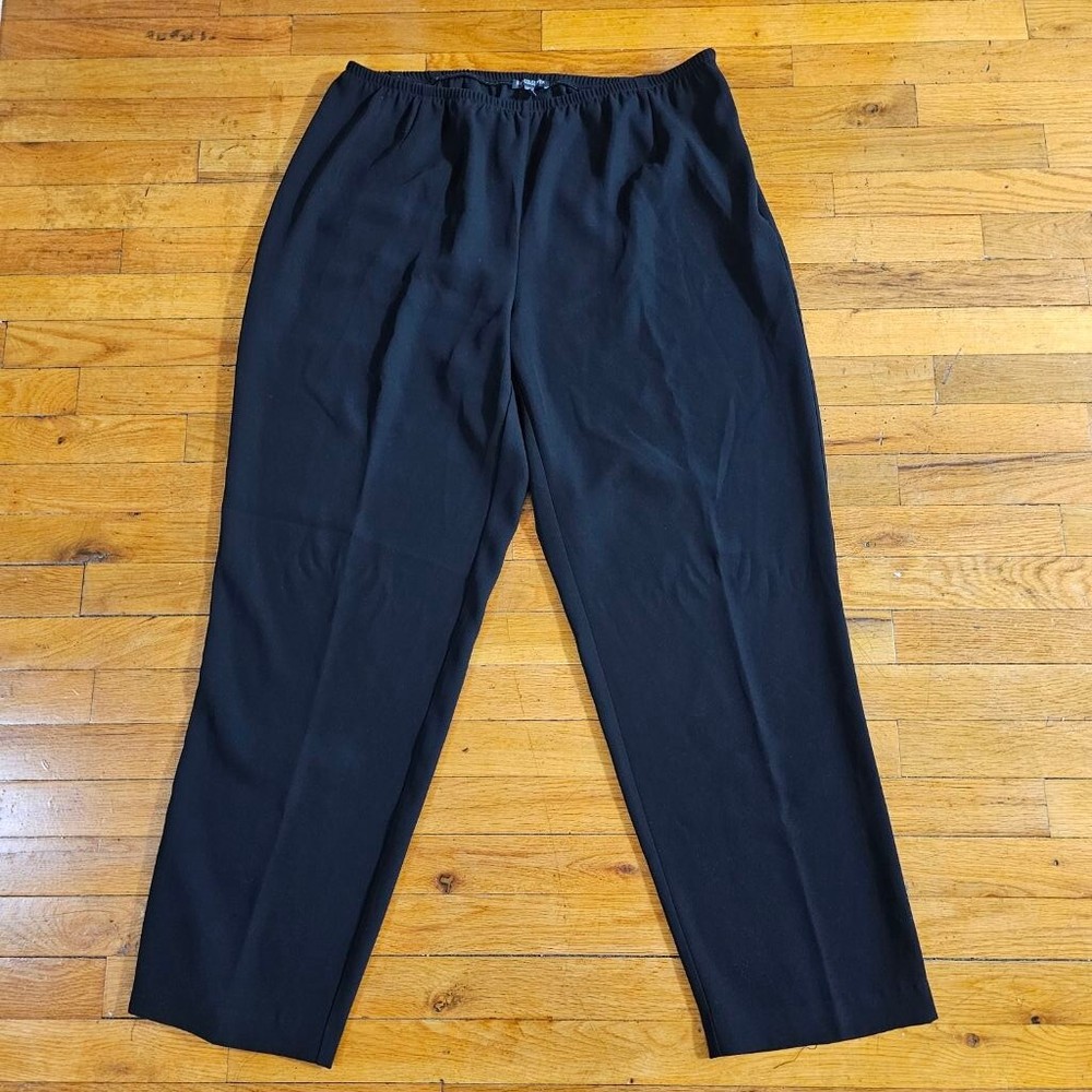 Eileen Fisher Women’s Black Straight Leg Pants Sz 2X