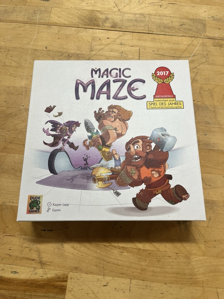 Magic Maze Board Game Real-Time Cooperative Dude Games Complete