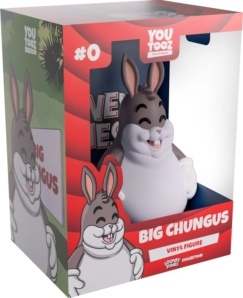 New Youtooz Warner Bros Looney Tunes #0 Bugs Bunny Big Chungus Meme Vinyl Figure