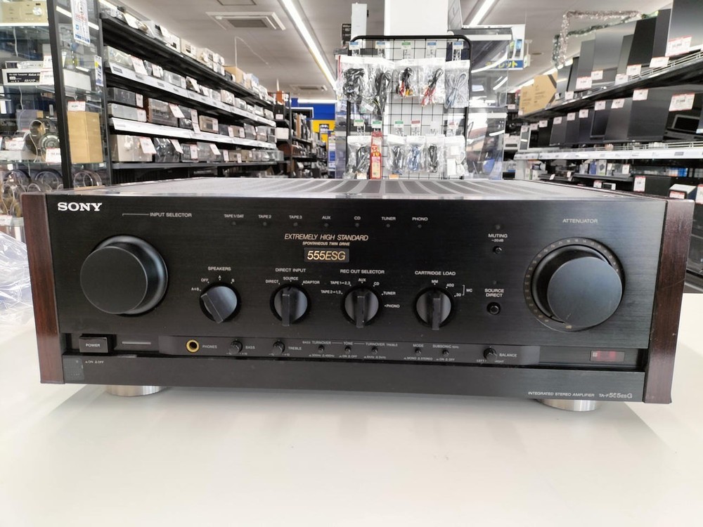 Sony TA-F555ESG Integrated Amplifier 150W+150W 1989 Vintage Japan