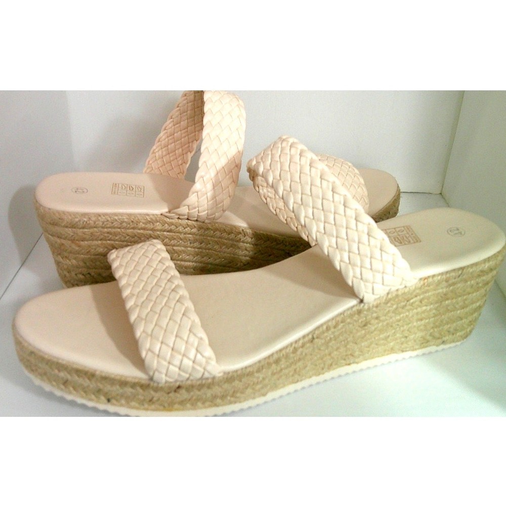 Strappy Womens Wedge Sandals Size 11 Comfortable Heels