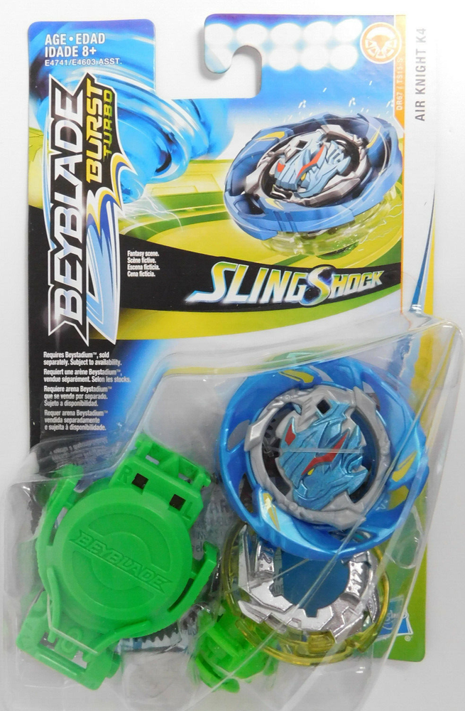 Hasbro BEYBLADE Burst Turbo Slingshock AIR KNIGHT K4 Starter Pack DR67 / TS15-S