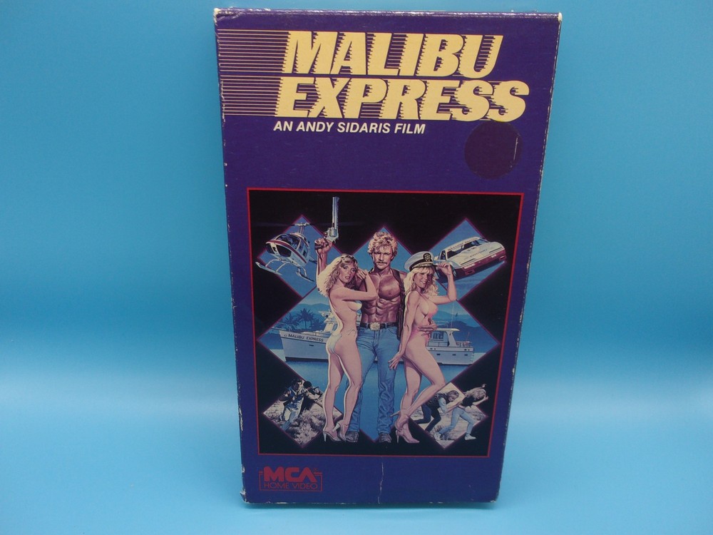 Malibu Express ( Vhs 1985 Mca) Original Sybil Danning Action Mystery Collectible