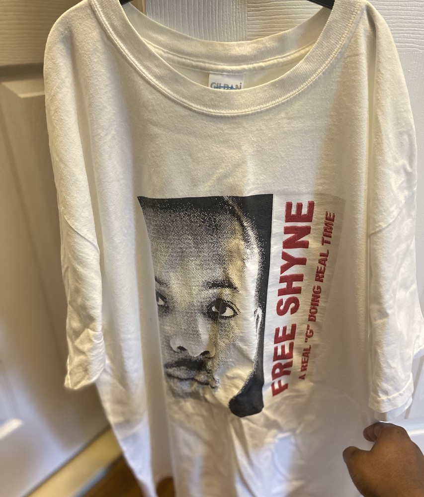 Vintage Bad Boy Records Rap Tee Free Shyne Real G Doing Real Time Rare Rap tee