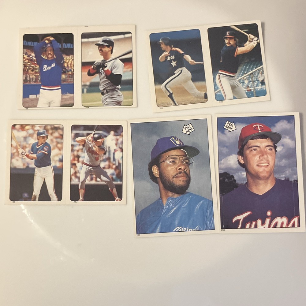 Topps 1981 Stickers MLB Baseball Card Lot of 7 Rollie Fingers