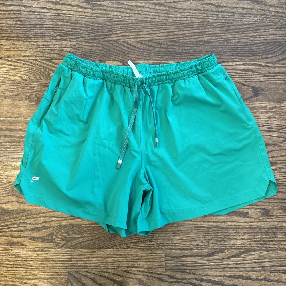 Fabletics Shorts Mens 2XL Green The One Short 5in Running Unlined Quick Dry